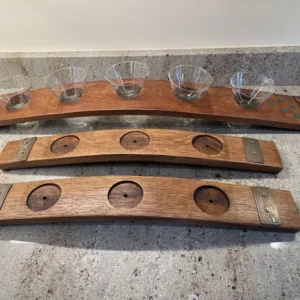 Wine Barrel Oak Stave Centerpieces