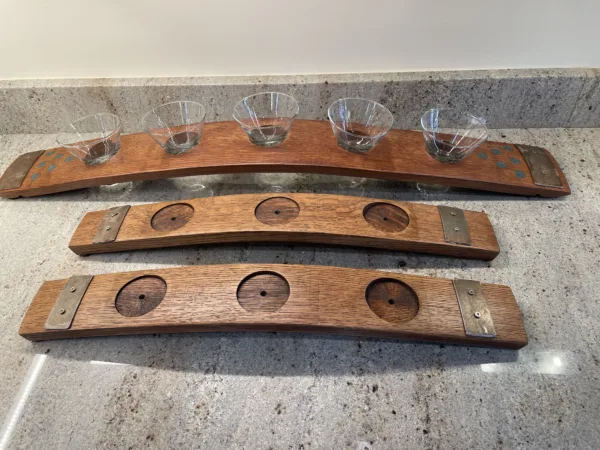 Wine Barrel Oak Stave Centerpieces