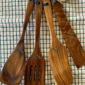 4 Piece Teak Spurtle Set