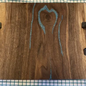 Live Edge Black Walnut Charcuterie Board- "Beginnings" Design