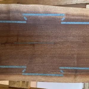 Live Edge  Black Walnut Charcuterie Board- "Southwest" Design