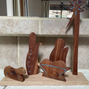 Cedar Nativity Scene