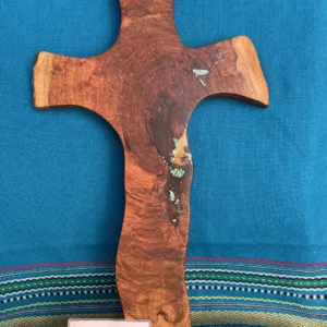 Live Edge Mesquite Cross- "Beginnings + Ends" Design