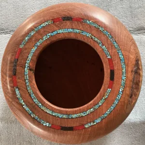 Mesquite Decorative Bowl- "Tri-Color" Design