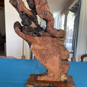 Burl Mesquite Sculpture -"The Storyteller"